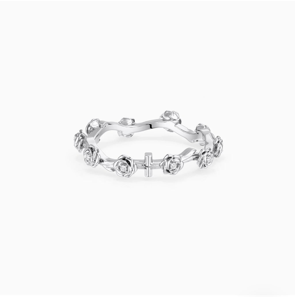 Rose Devotion Rosary Ring