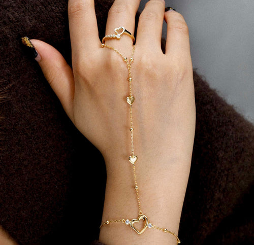 Aria Heart Hand Chain