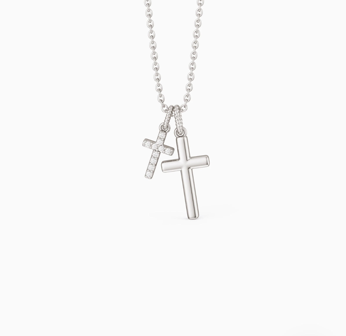 Dual Cross Harmony Necklace
