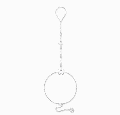 Anastasia Butterfly Cross Hand
Chain