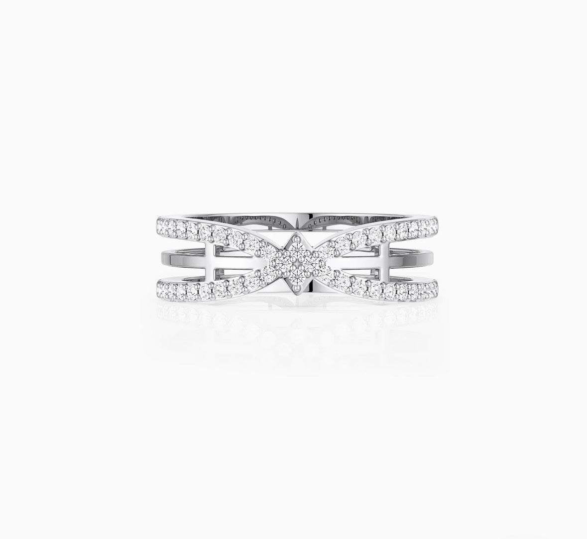 Cathedral Light Cross Ring
