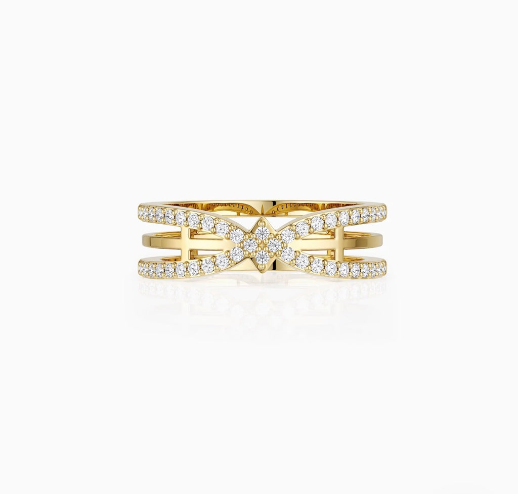 Cathedral Light Cross Ring