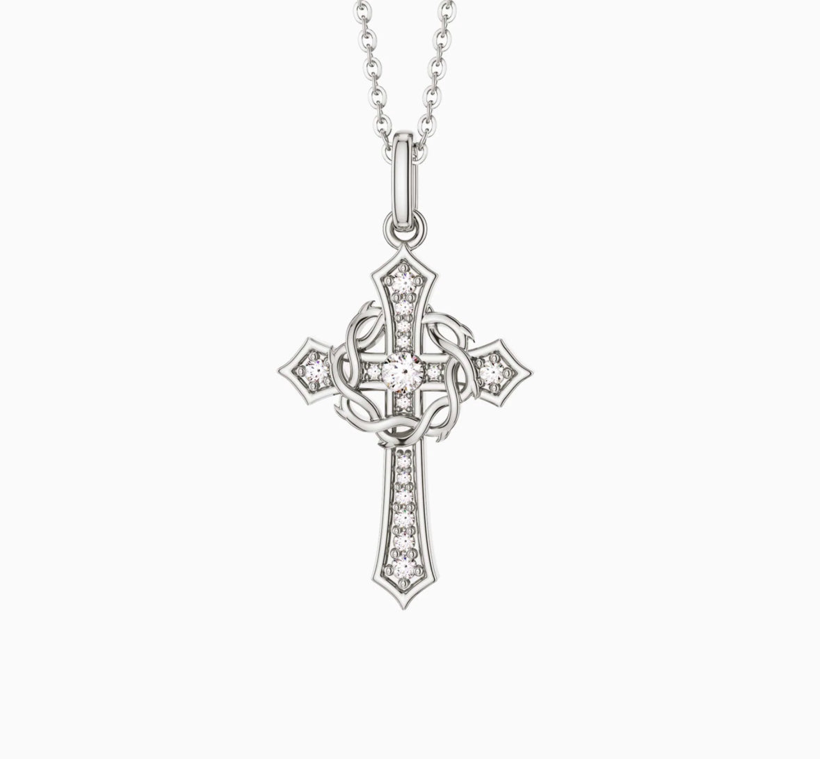 Crown of thorns father pendant necklace | Vanimy